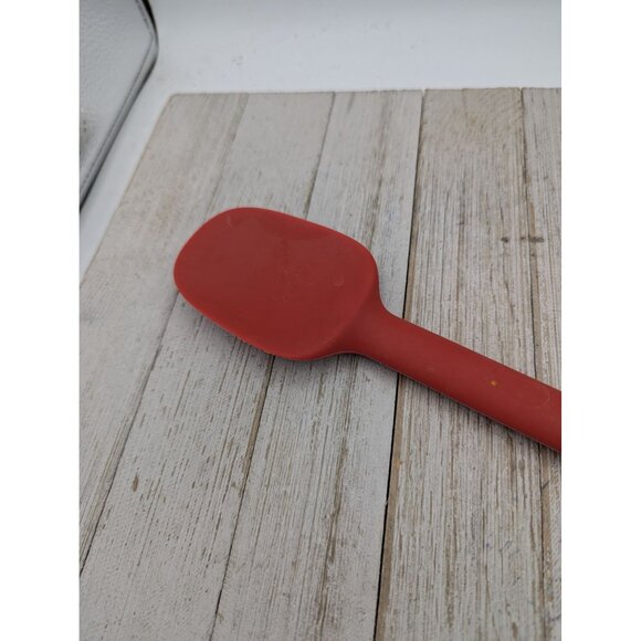 GDL Red Silicone Spatula 11 1/2" Stainless Handle - Picture 2 of 8